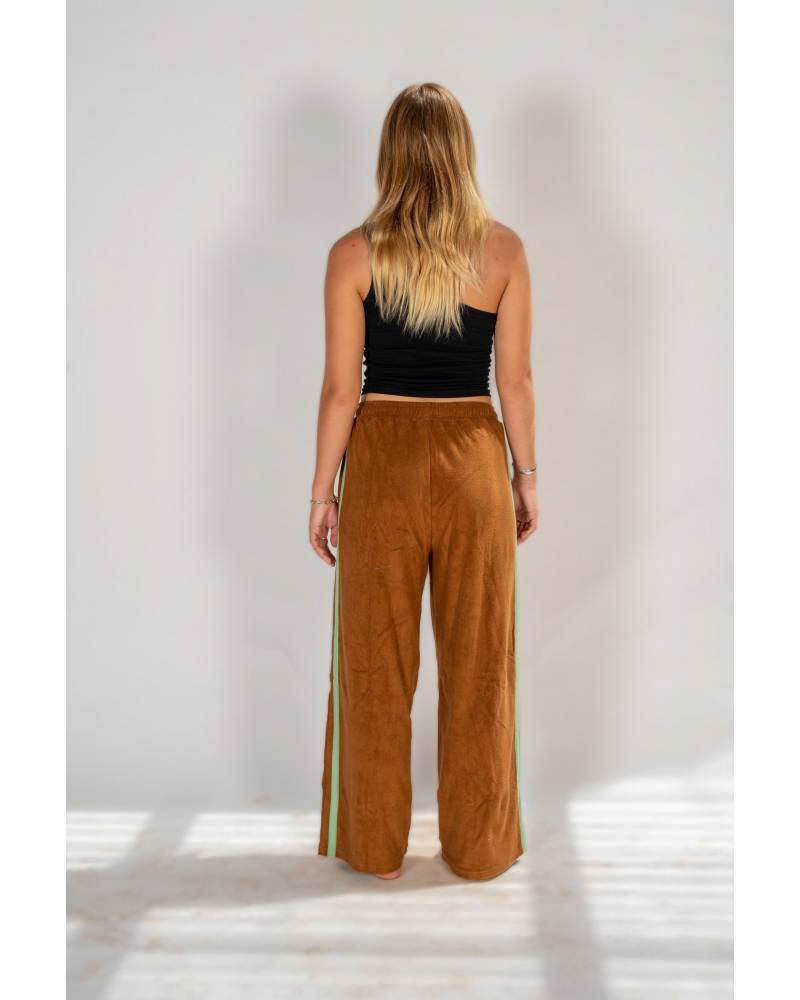 Après Surf Pant Brown with Mint Stripe - Atmosea