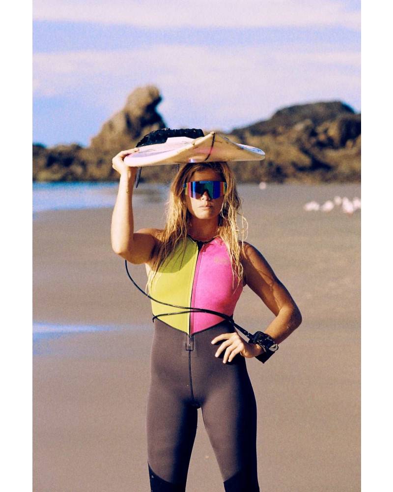 Atmosea Front Zip Long Jane Splice