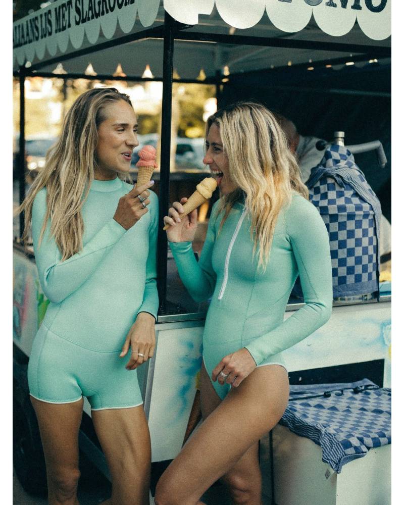 Nikki van Dijk Springsuit Boyleg - Aquamarine Gradient