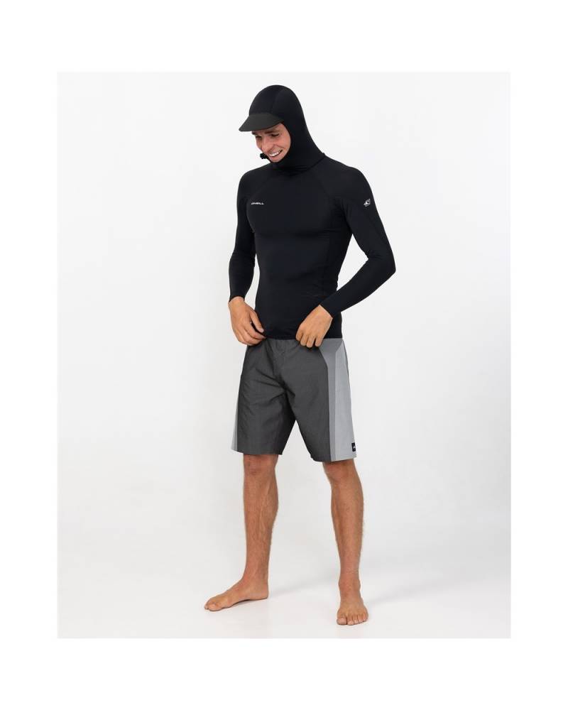 Hyperfreak Skins Long Sleeve Hooded Rashguard 