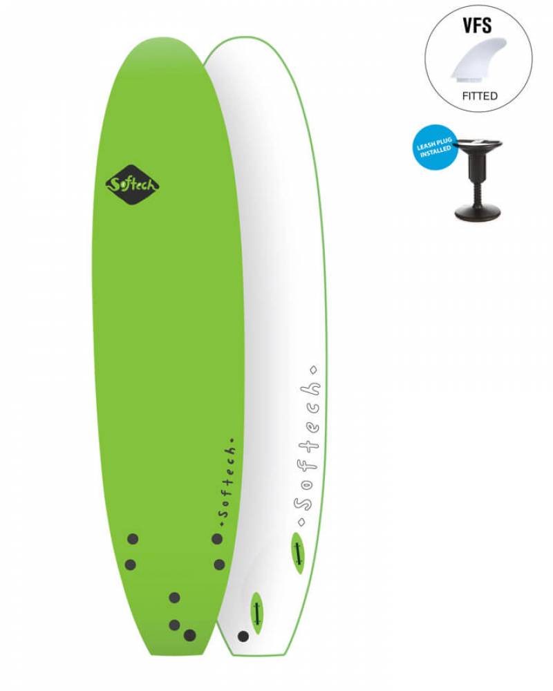 Softech Handshaped 7'0 Green Learner Surfboard