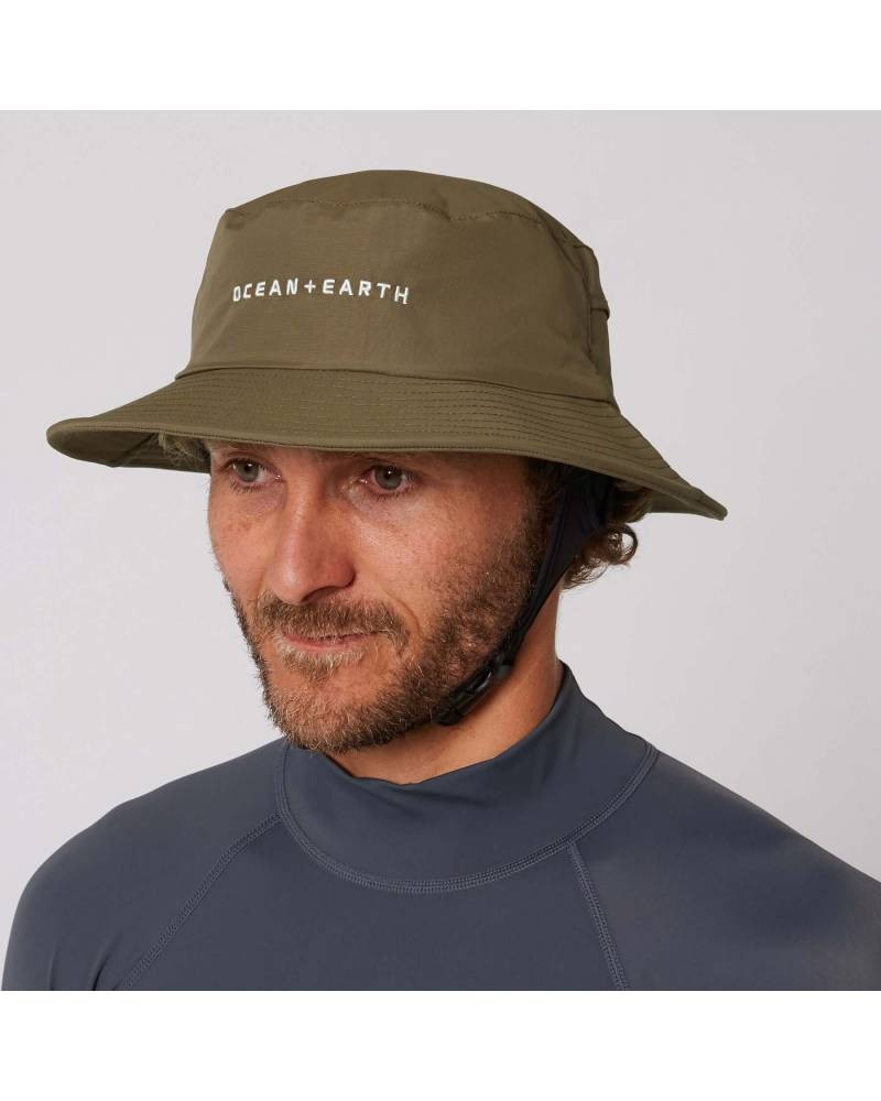 Bingin Soft Peak Surf Hat Olive 