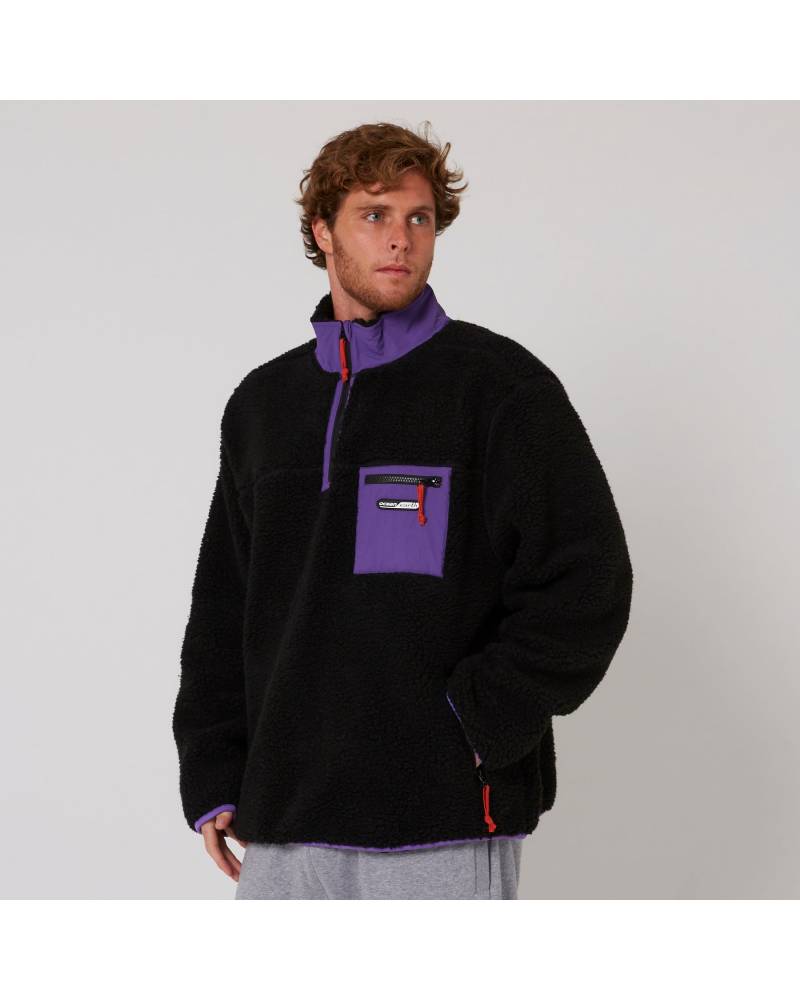 Reflex Sherpa 1/4 Zip - Black
