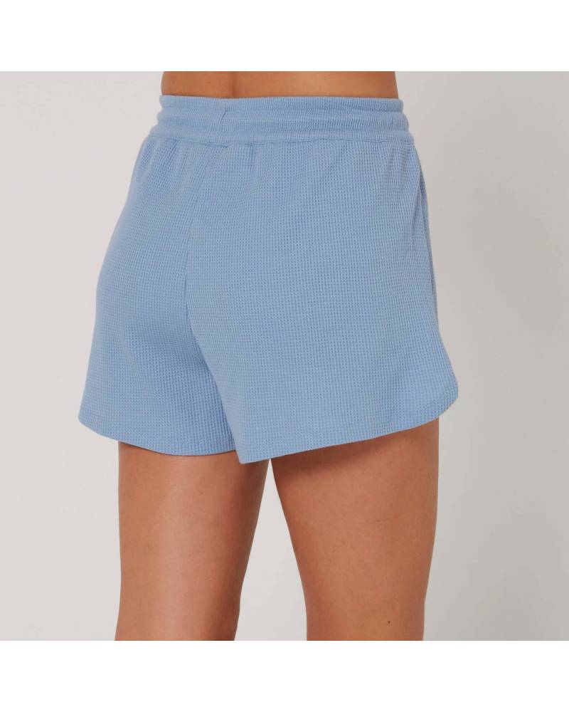 Bliss Waffle Short - Atlantic Blue
