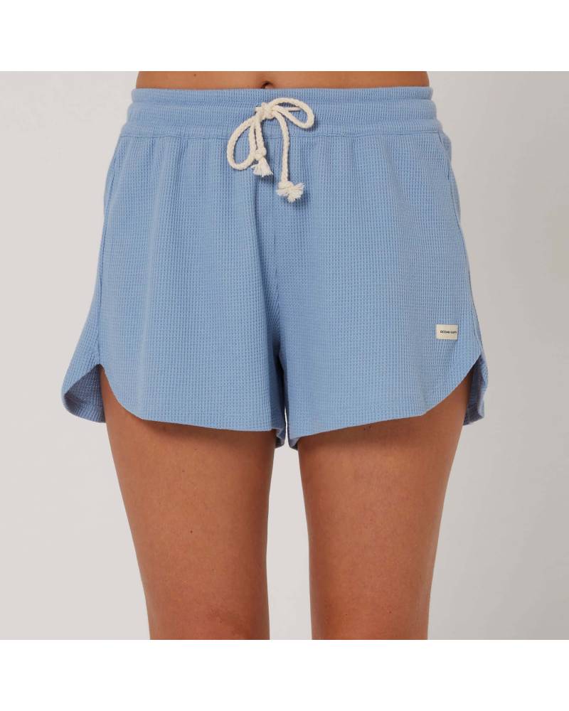 Bliss Waffle Short - Atlantic Blue