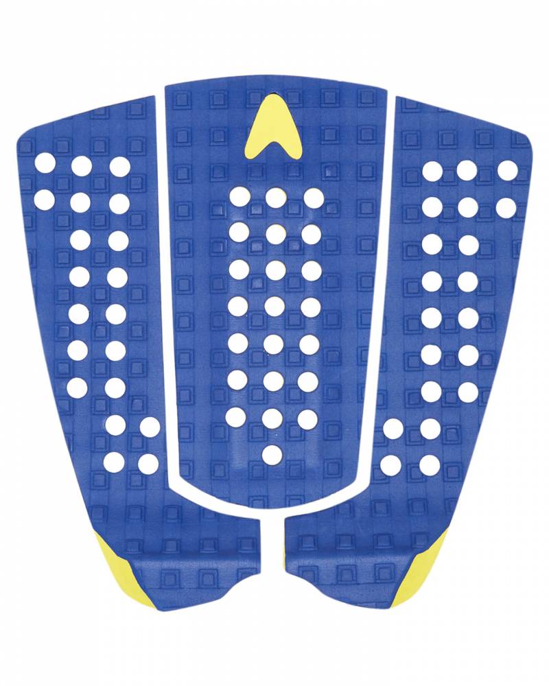 Astro Deck Nathan Surfboard Tail Pad - Blue/Yellow