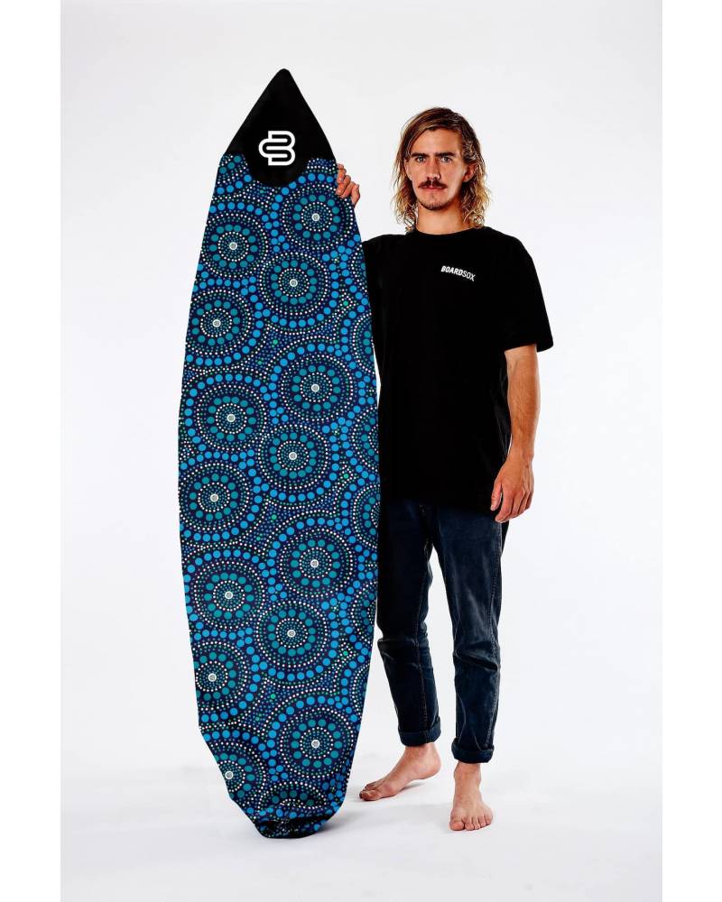 Boardsox Bombora Surfboard Cover - Shortboard with model