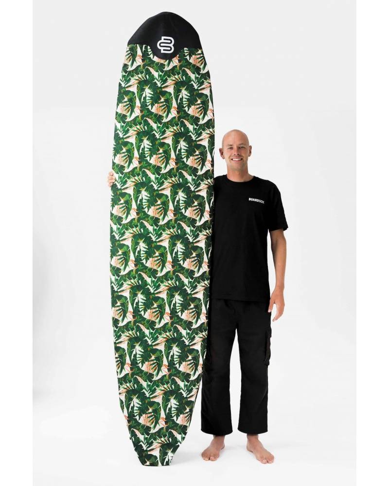 Boardsox Green Leaf Surfboard Cover - Mid/Long 