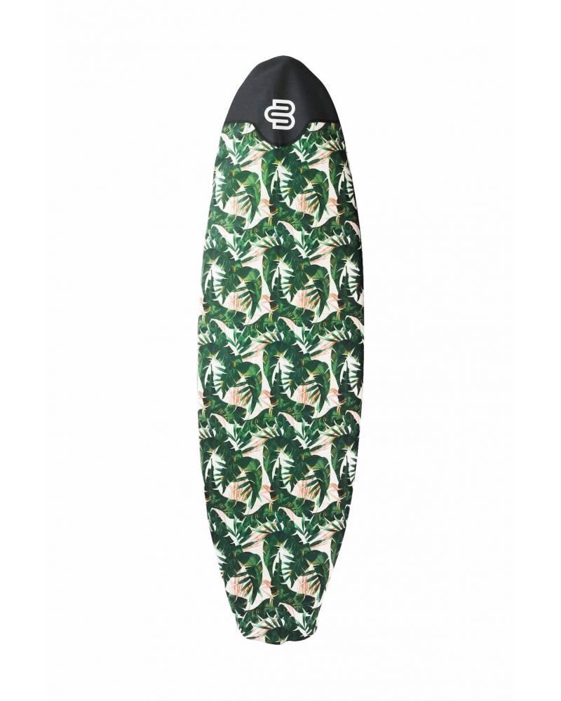 Boardsox Green Leaf Surfboard Cover - Funboard
