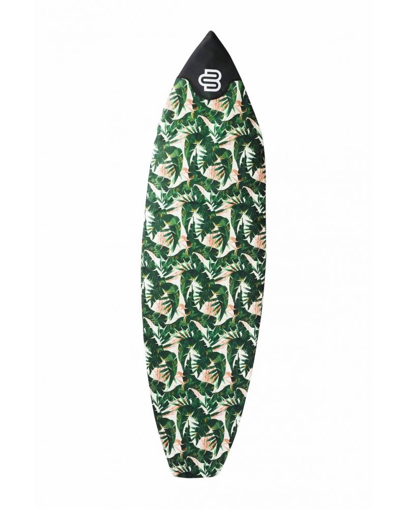 Boardsox Green Leaf Surfboard Cover - Shortboard