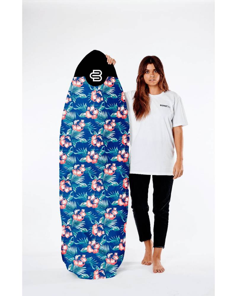 Boardsox Hawaiian Surfboard Cover - Funboard with model
