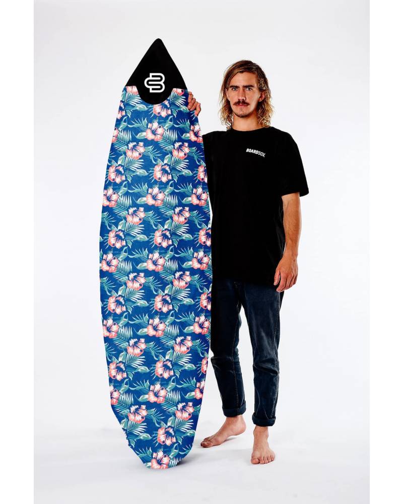 Boardsox Hawaiian Surfboard Cover - Shortboard with model