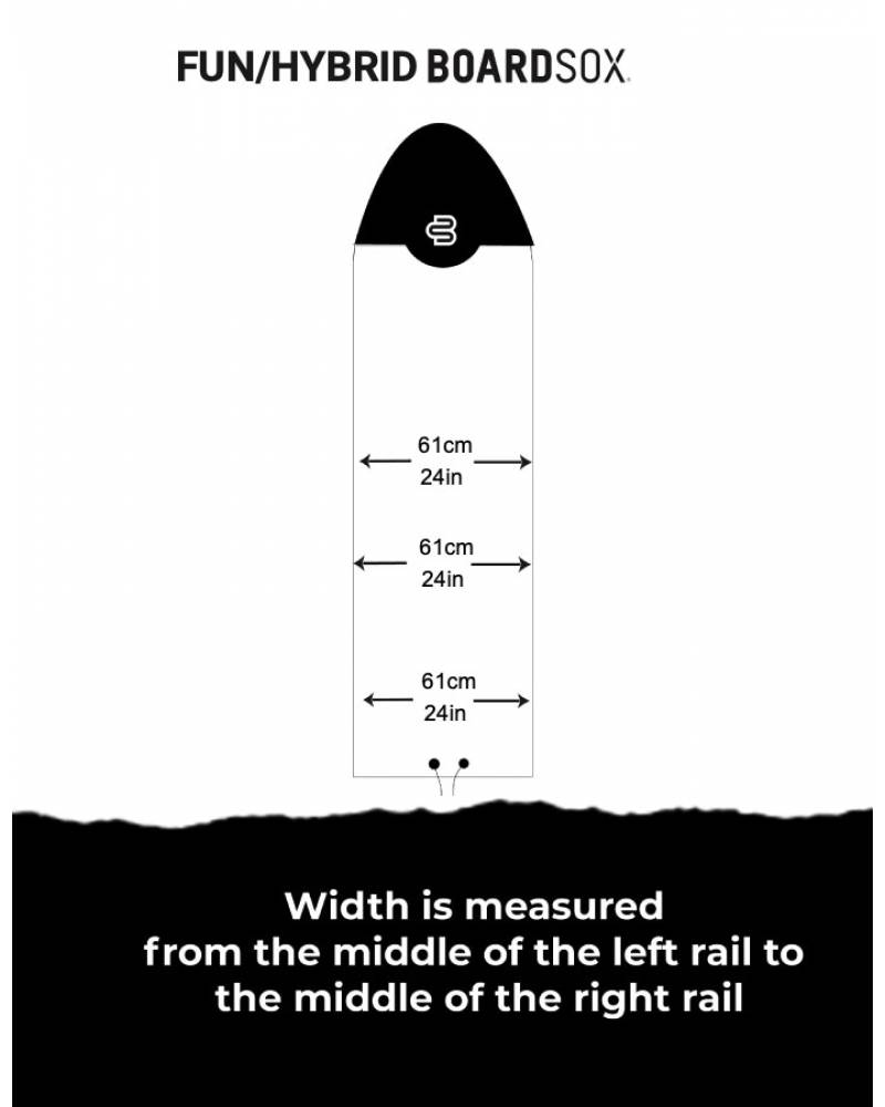 Boardsox Surfboard Cover Funboard measurements