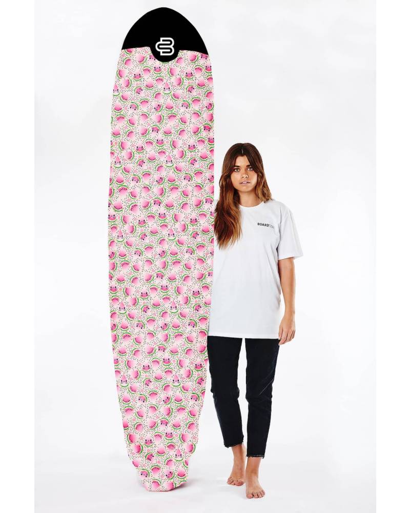 Boardsox Watermelon Surfboard Cover - Mid/Long with  model