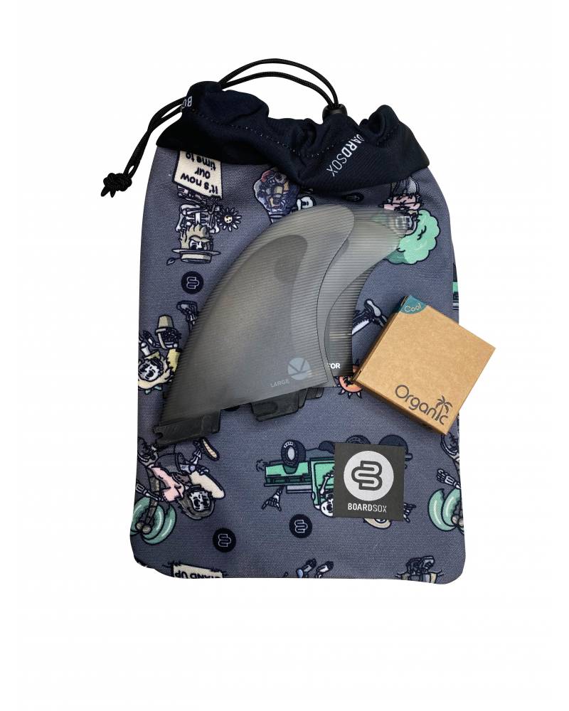 Boardsox Wax/Fin Bag - Skeletor with products