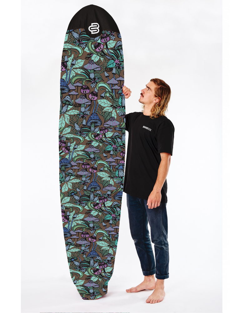 Fantastic Fungi rPET Recycled Long Surfboard Cover 
