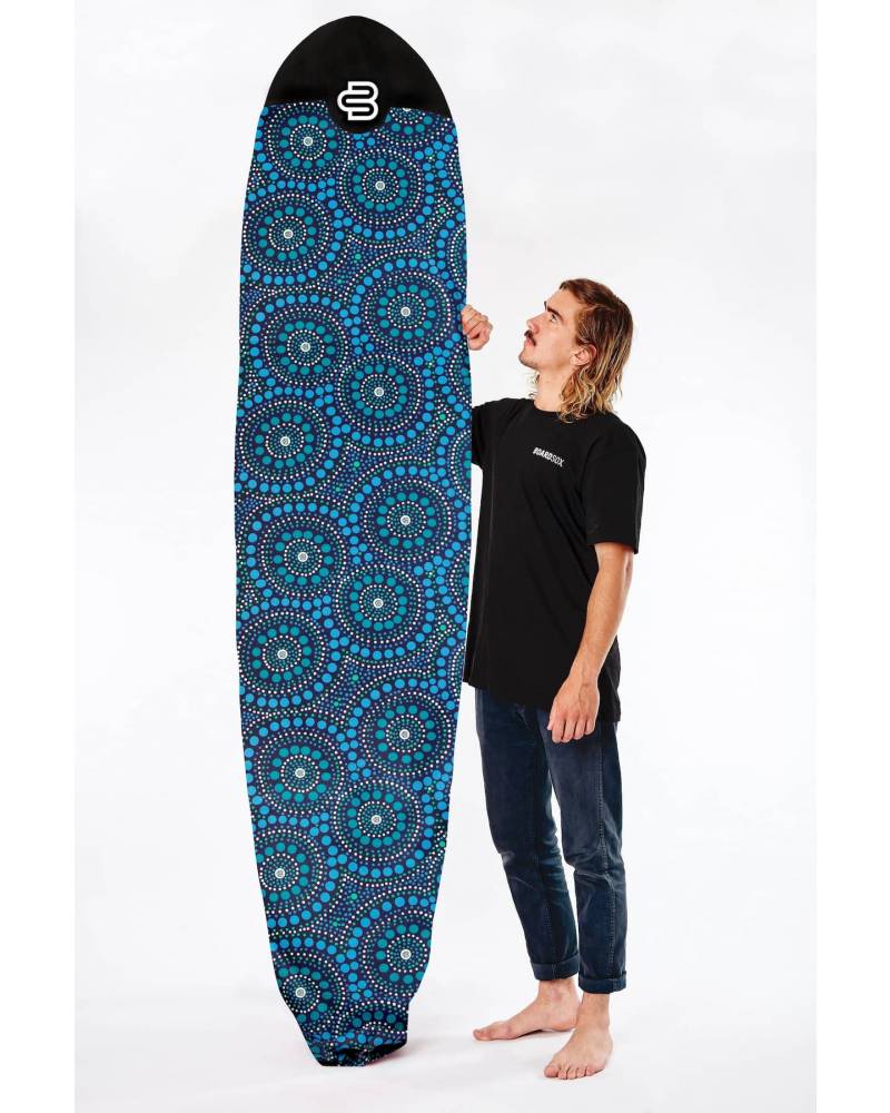 Boardsox Bombora Surfboard Cover - Mid/Long with model