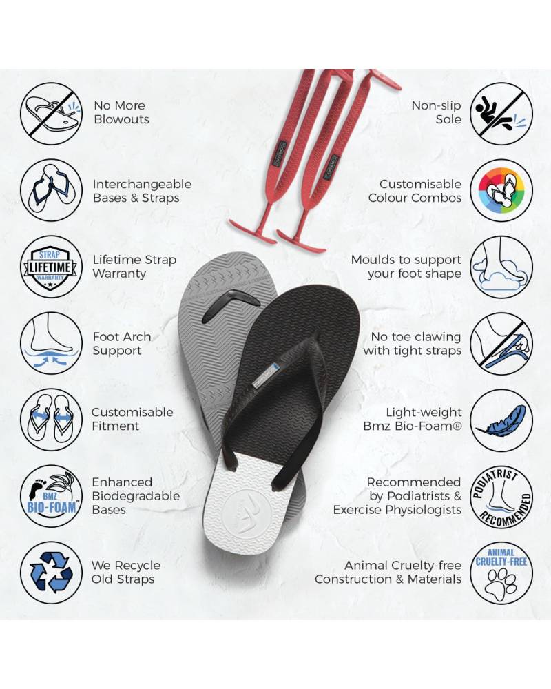 Boomerangz Thongs features