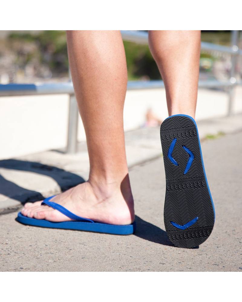 Boomerangz Men's Navy/Black Thongs  2