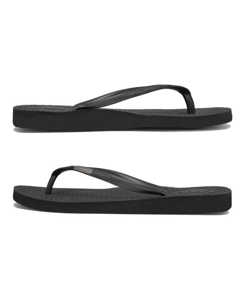 Boomerangz Women's Black Thongs side