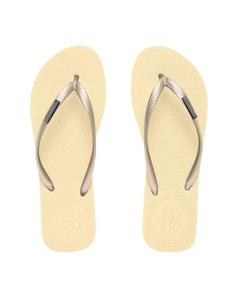 Boomerangz Women's Golden Nude/Black Thongs top