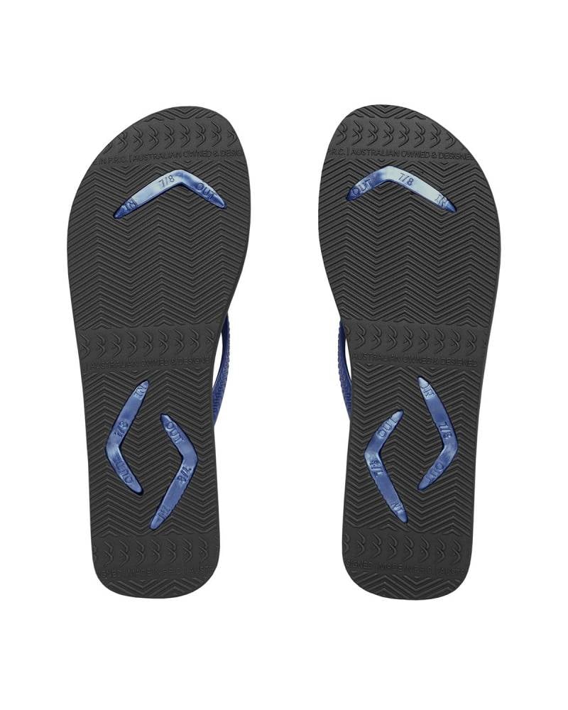 Boomerangz Women's Navy/Black Thongs bottom