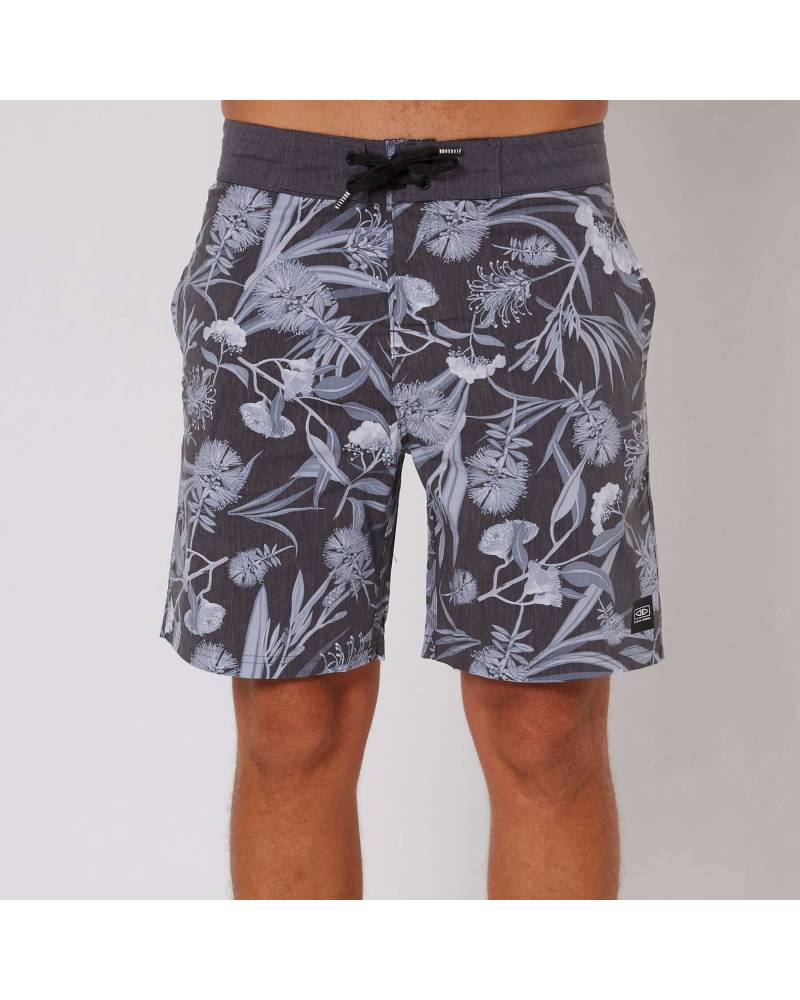 Bottlebrush 19" Boardshort - Black 