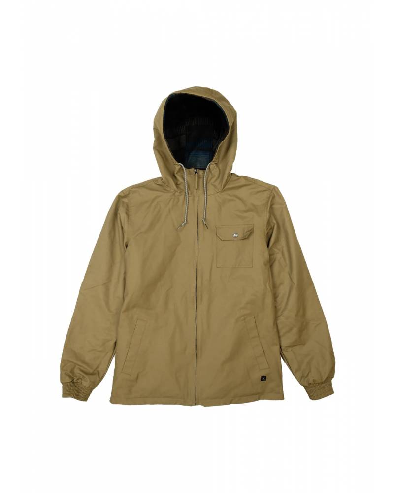 Vissla Breakers III Reversible Jacket - Light Khaki 2