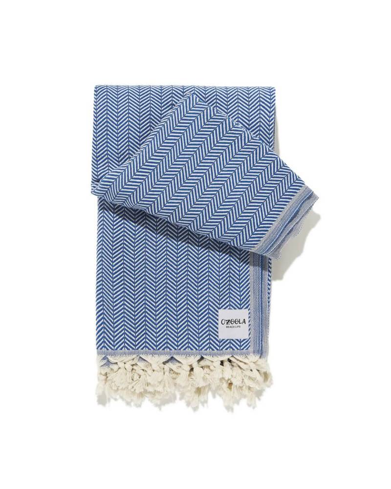 Bronte Oversized Family Beach/Picnic Blanket - Royal Blue
