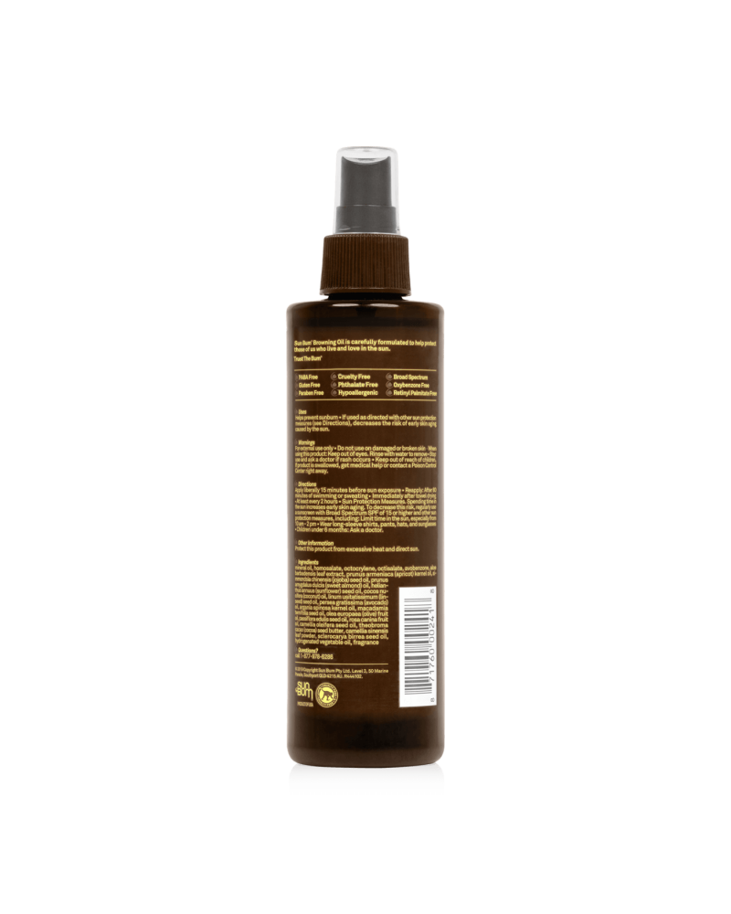 SPF 15 Sunscreen Browning Oil - 250ml