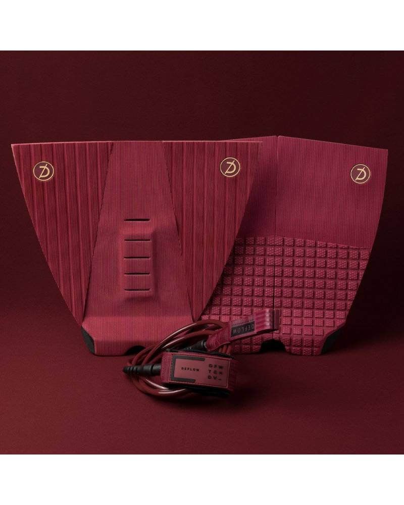 Bravosurf | DEFLOW TRACTION 3 PIECE PAD | Burgundy