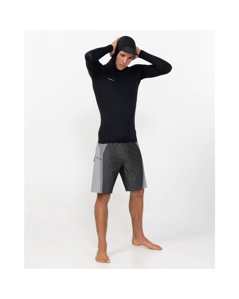 Hyperfreak Skins Long Sleeve Hooded Rashguard 