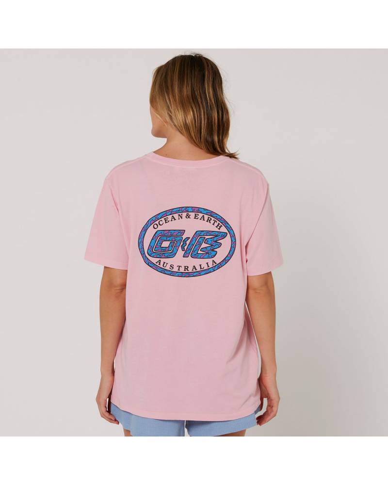 Camo Boyfriend Tee - Pink Sorbet