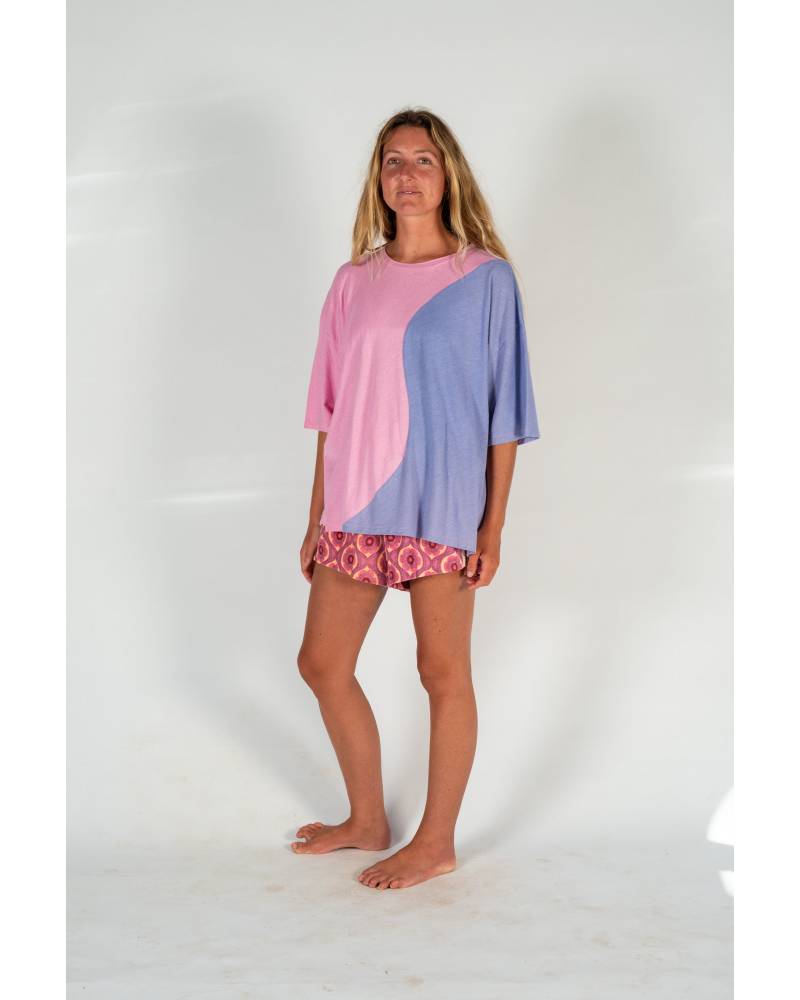 Candy Tee model pose