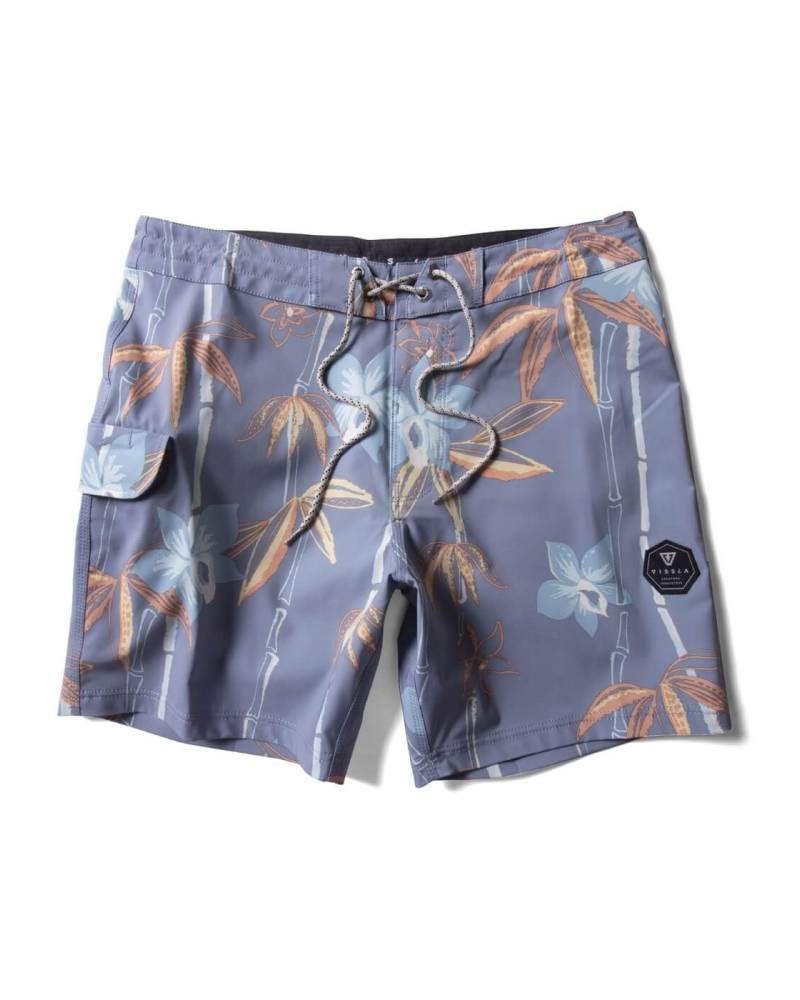 Canopy 16.5 Boardshort - Dark Denim - Back