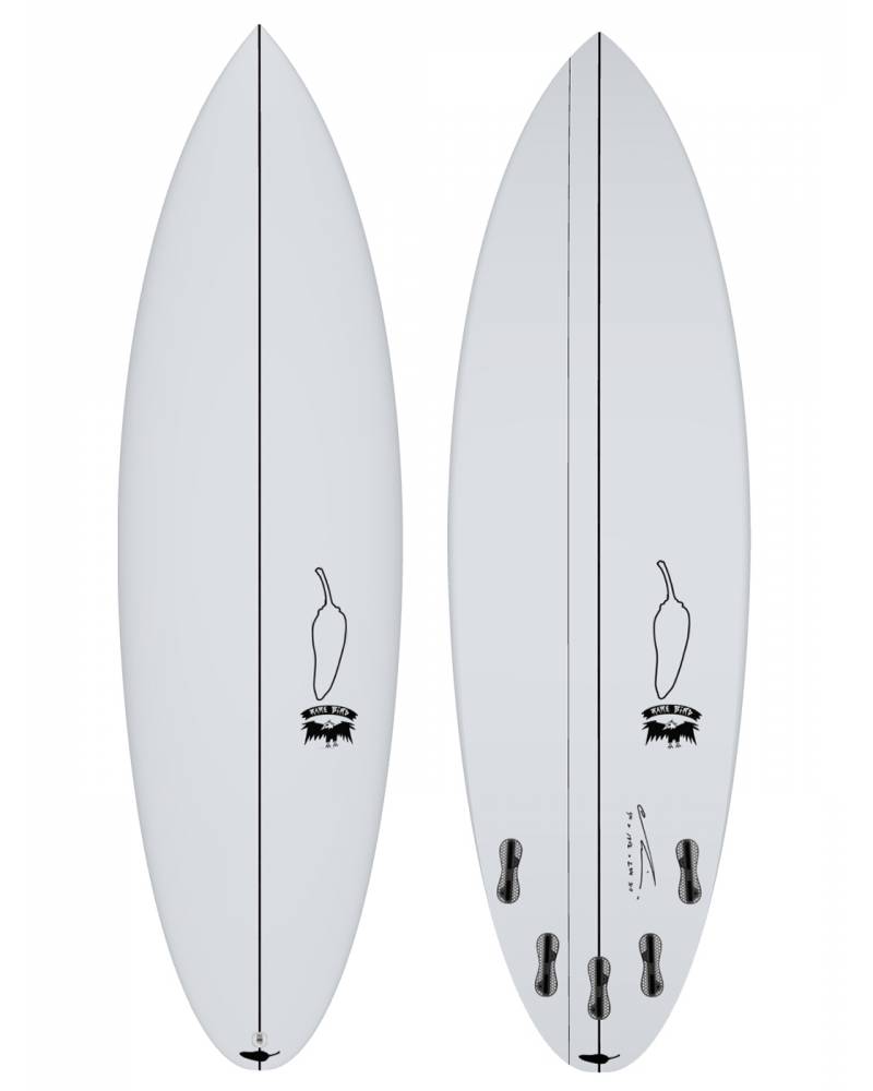 Rare Bird (Chilli) - 6' 6" x 20 1/2" x 2 7/8" x 38.6L - FCS II