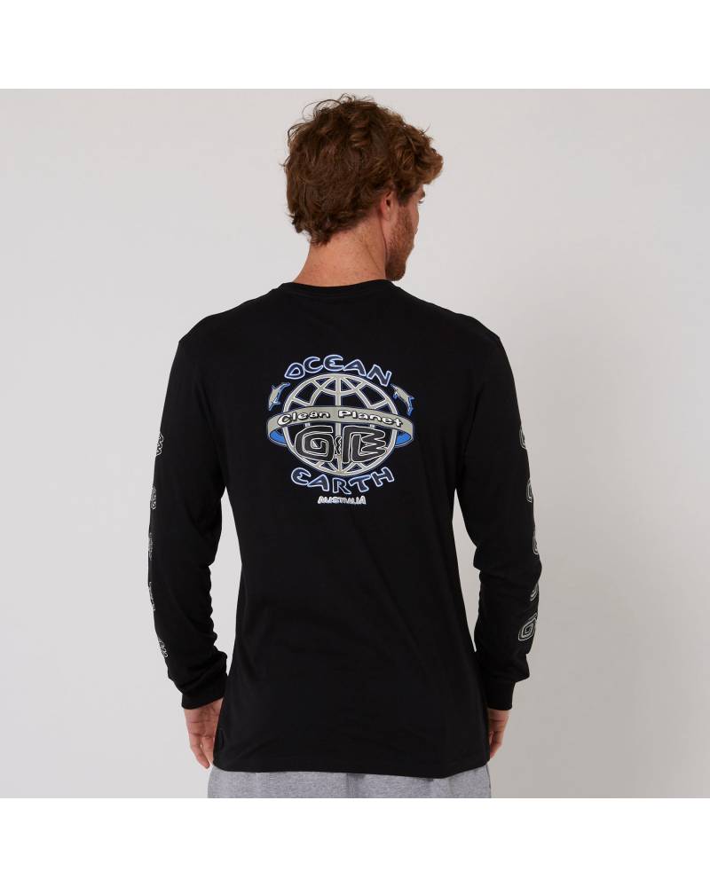 Clean Planet L/S Tee - Black