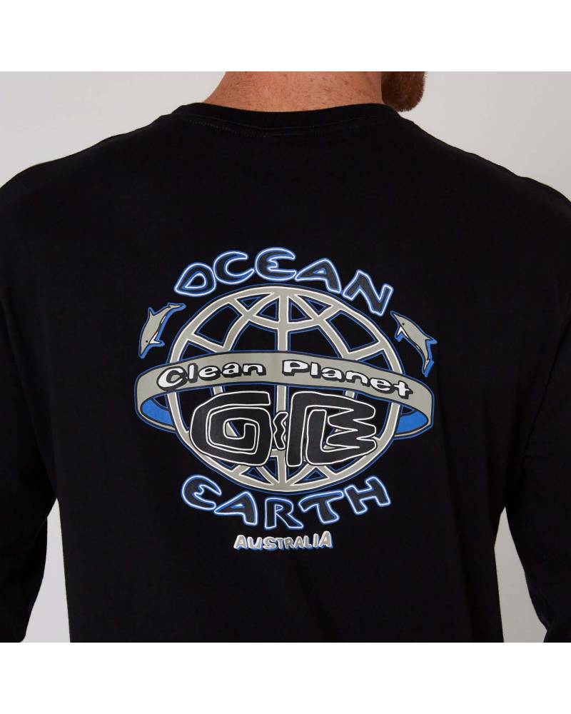 Clean Planet L/S Tee - Black