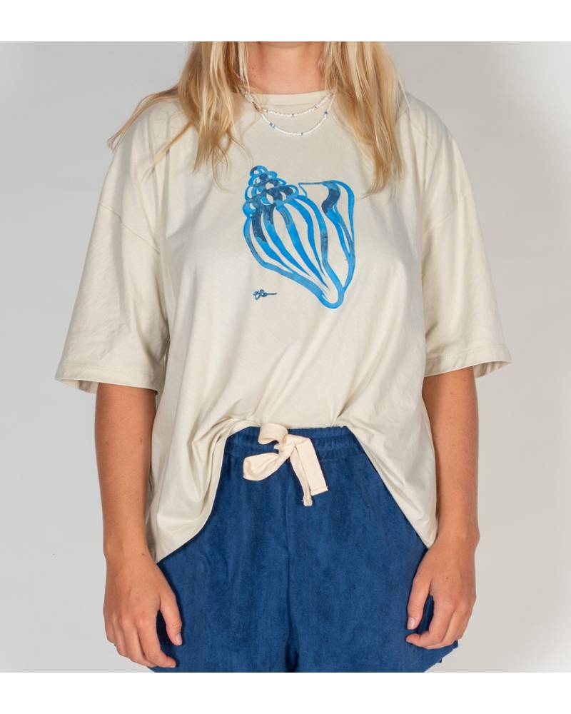 Conch Shell Tee - White