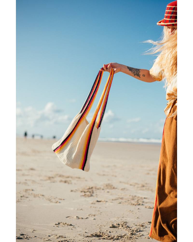 Crochet Bag with Model