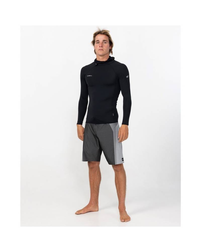 Hyperfreak Skins Long Sleeve Hooded Rashguard 