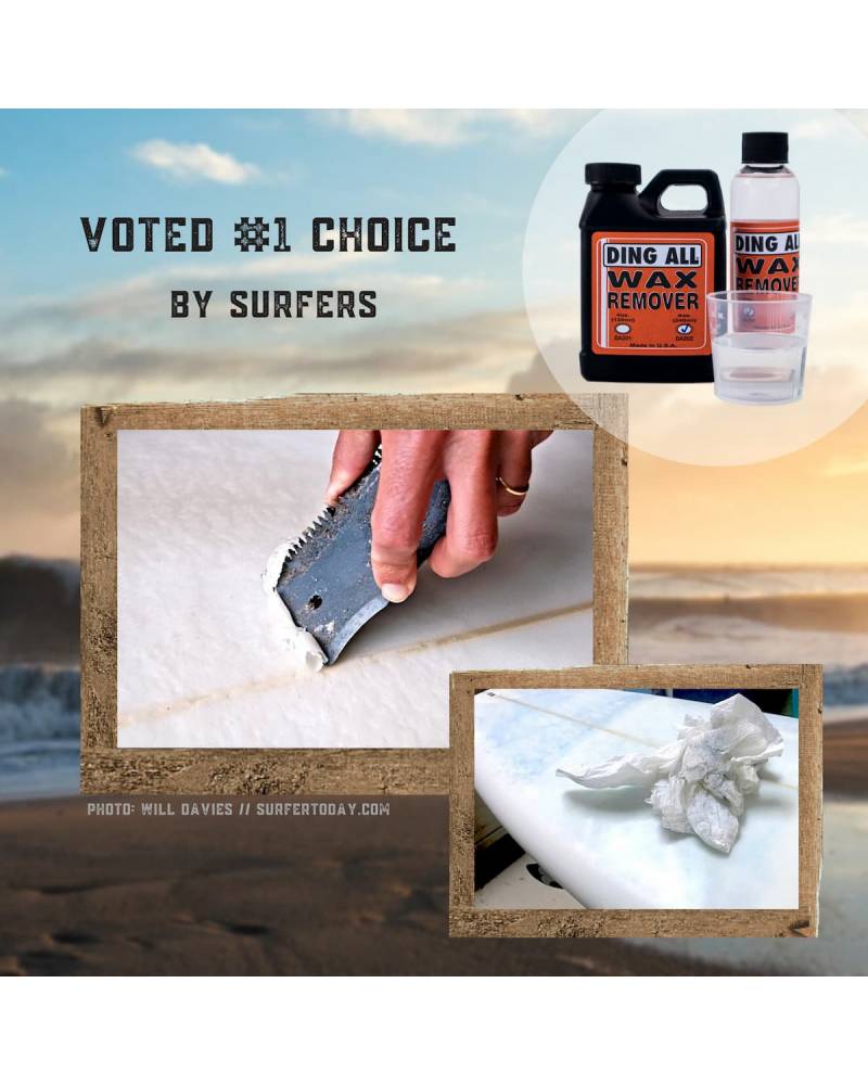 Ding All Wax Remover application guide