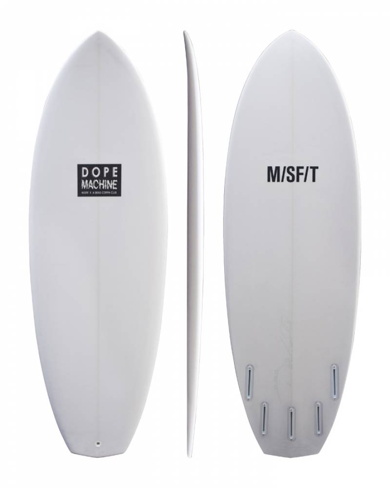 Dope Machine (Misfit Shapes) - 5' 10" x 20 7/8" x 2 11/16" x 38.5L - Futures
