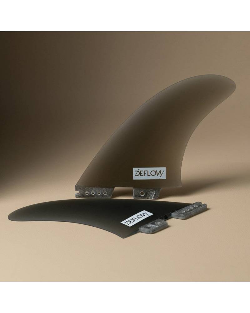  Bravosurf | DEFLOW TWIN FINS DUETTE - EVO BASE | Black