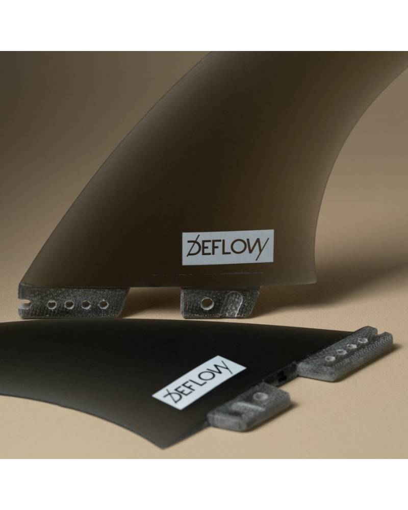  Bravosurf | DEFLOW TWIN FINS DUETTE - EVO BASE | Black