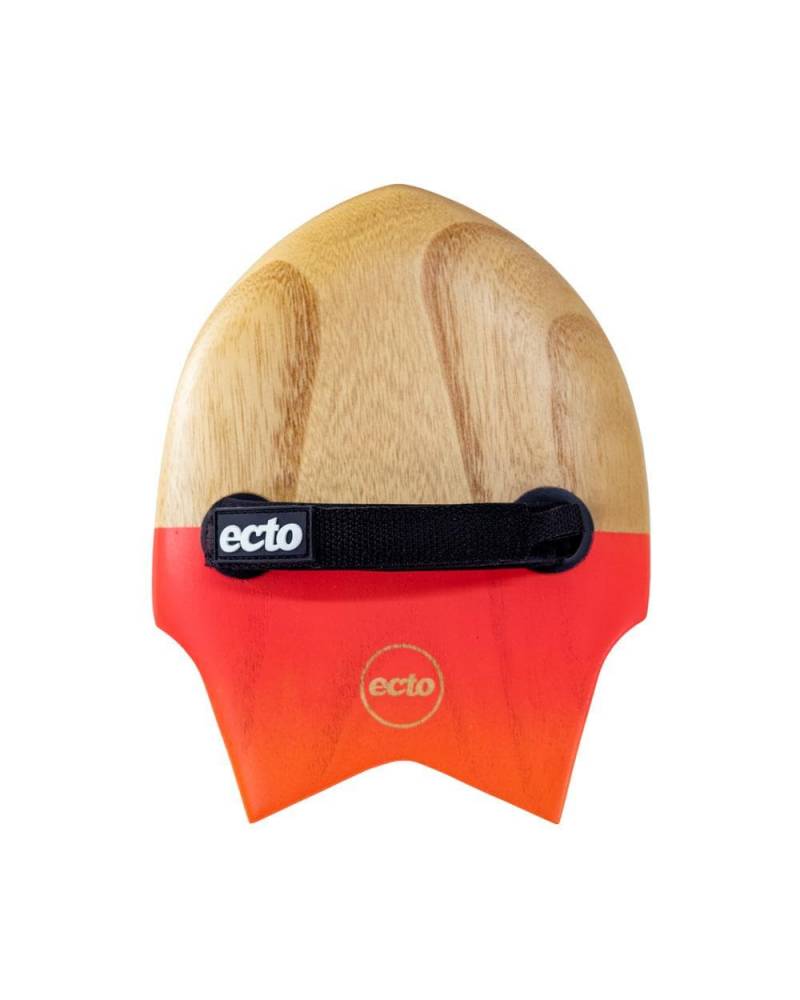 Ecto Fly Fish 9" Handplane - red - top