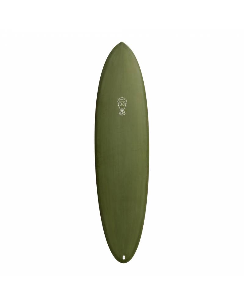 Mark Phipps Surfboard One Bad Egg Tint - Khaki - 6'10"