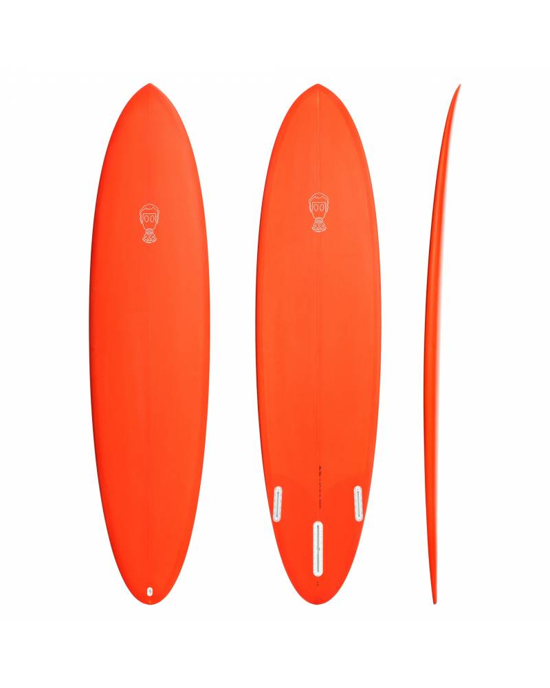 Mark Phipps Surfboard One Bad Egg Tint - Red - 7'4"