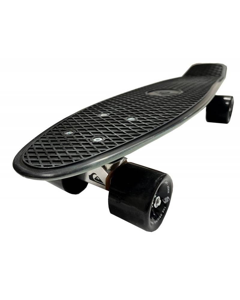 Quiksilver Black Beach Plastic Mini Cruiser Skateboard | Black