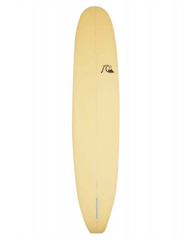 Quiksilver Classy Longboard Vintage Log Surfboard - Yellow tint (Quiksilver) - 9' 1" x 22 7/8" x 2 7/8" x 70.5L